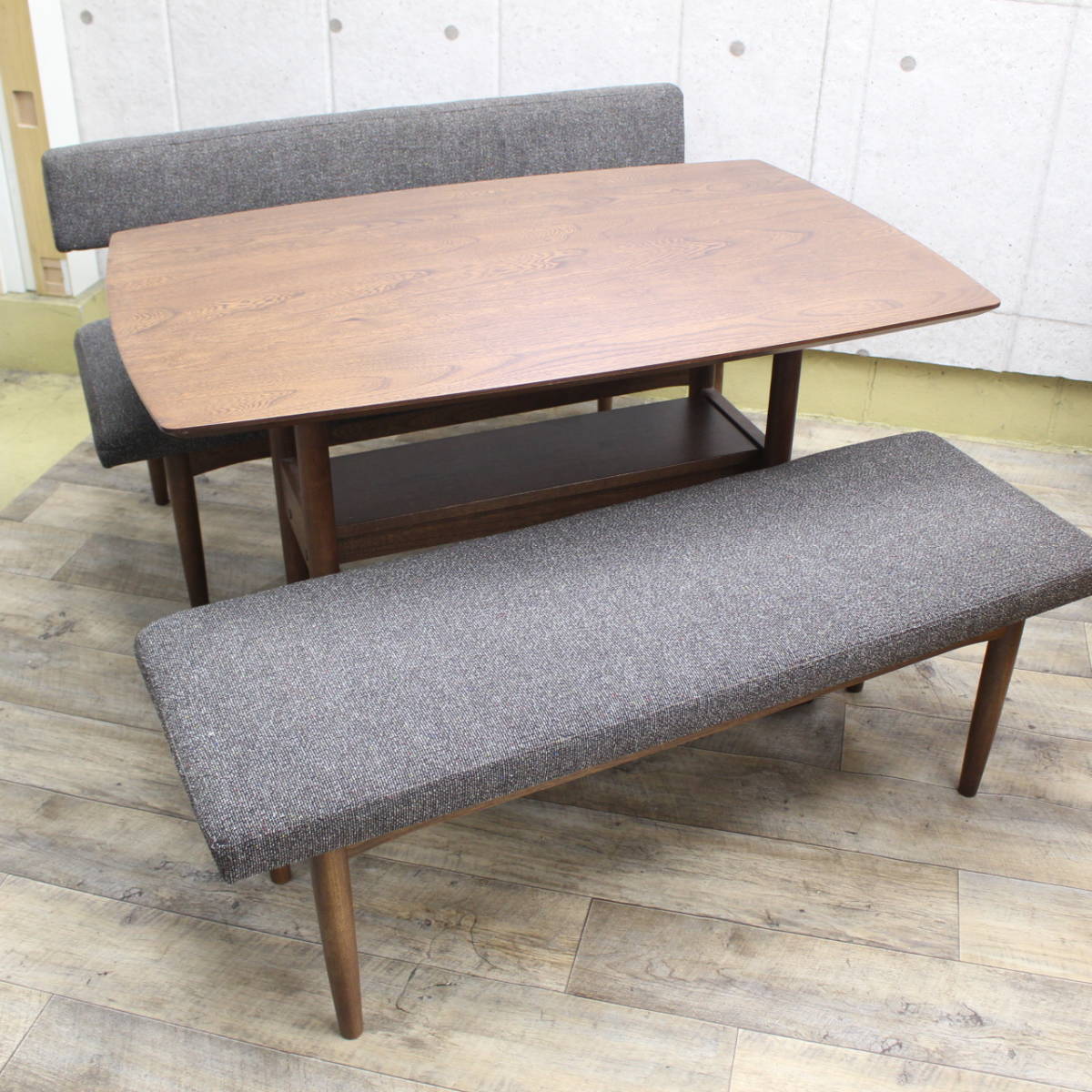 ウニコ Unico Suk ダイニングテーブル ベンチチェア 3点セット 川崎市 横浜市で家具 家電の買取リサイクルショップ リサイクルオフ